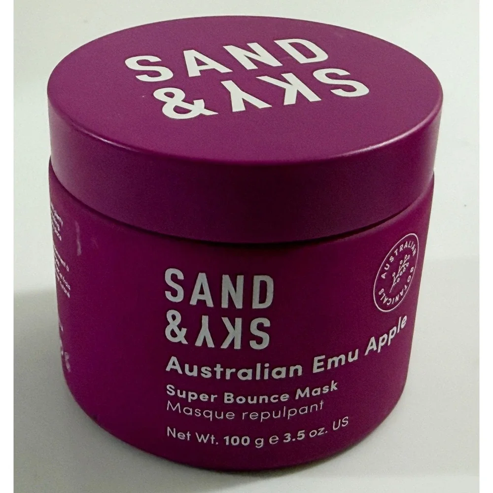 Sand & Sky Super Bounce Mask Women 3.5oz Pink Australian Emu Apple Glow Berries
